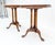 American Pair Gallery Burl Wood Top Tripod Bases Side End Occasional Lamp Tables Stands For Sale - Image 3 of 14