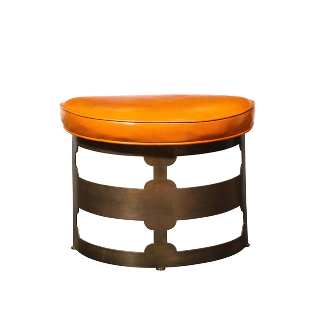 This pair of Mid-Century Modernist Stools were manufactured by Wyeth in the United States late 20th century. They feature...