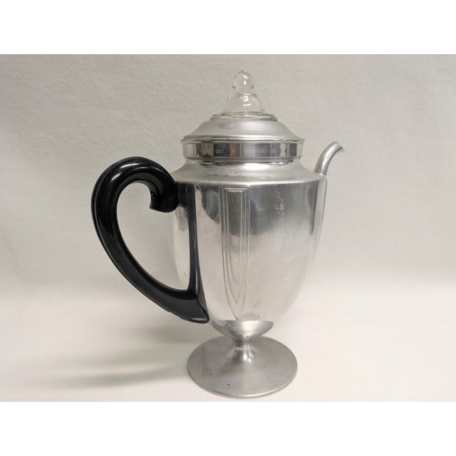 1970s Mid-Century Aluminum Coffee Server For Sale - Image 5 of 10
