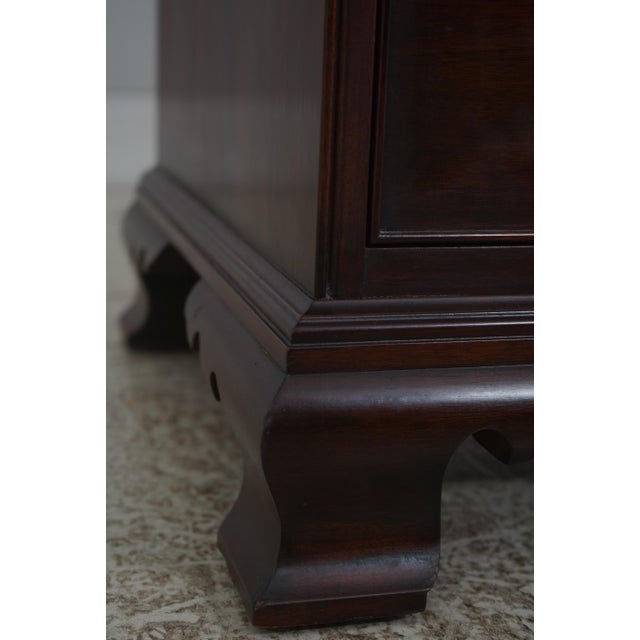 Henkel Harris Mahogany Chippendale Style Bachelors Chest For Sale - Image 9 of 14