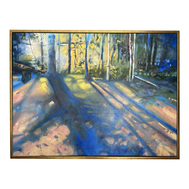 Stolen Moments, Original Oil Painting, Framed For Sale