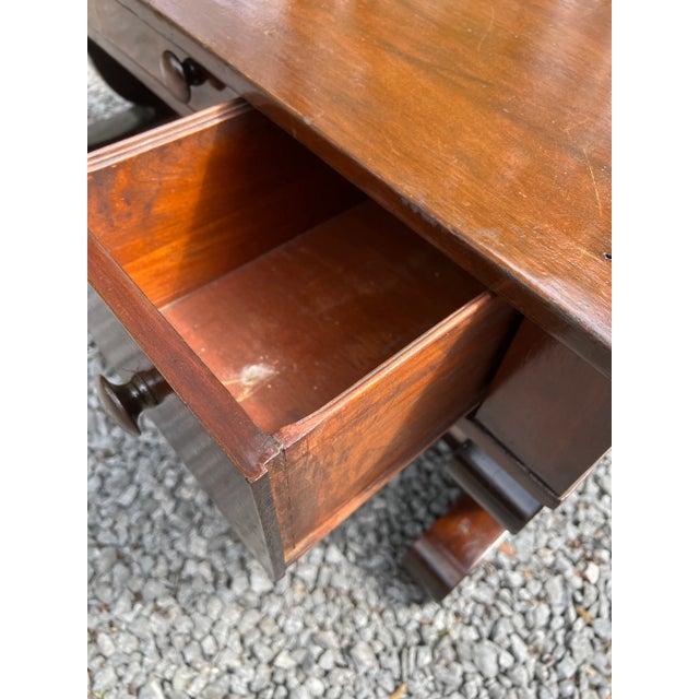 Early 19th Century Jt & Co Empire Desk For Sale - Image 4 of 12