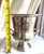Metal Vintage Ice Buckets 11"x10.5" & 7"x6.5" With the Ritz Coat of Arms/Crest Plus a Matching Tong - Set of 2 For Sale - Image 7 of 10