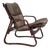 Norwegian Lounge Chair in Brown Furniture Leather, 1970s For Sale