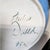 Cornflower Blue Hand-Thrown Studio Pottery Sgraffito Vase, Artist-Signed and Numbered For Sale - Image 8 of 8