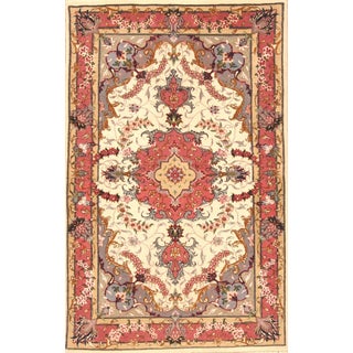 Hand-Knotted Middle Eastern Rug For Sale