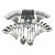 Oneida Tudor Silver Plate Flatware - 40 Pieces For Sale