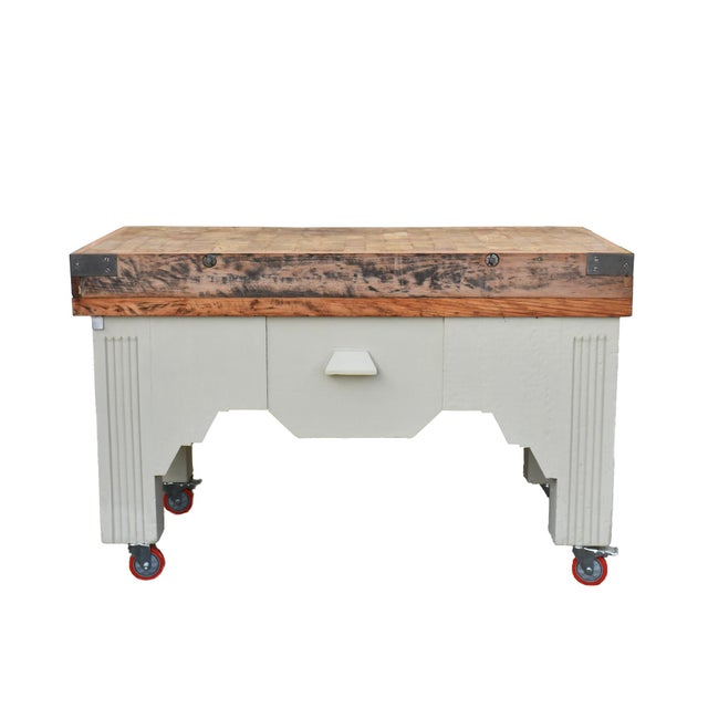 French Art Deco Butchers Block, 1920s For Sale - Image 17 of 17