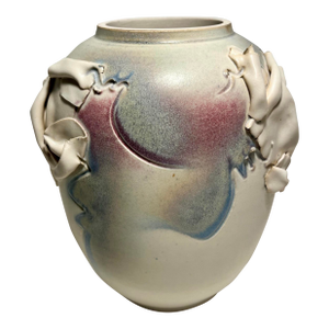 Vintage Christy Johnson Studio Art Pottery California Porcelain Vase Signed 7.5"