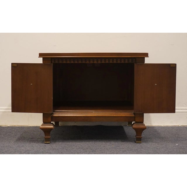 Gordon's Fine Furniture Italian Neoclassical Tuscan Style 25" Accent Storage End Table For Sale In Kansas City - Image 6 of 10