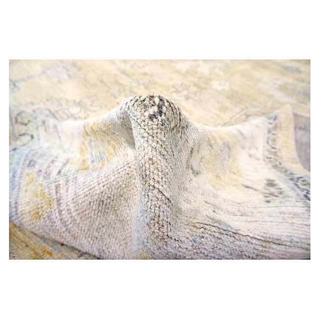 21st Century Turkish Oushak Wool 10x13 Gold, Ivory & Charcoal Handmade Area Rug #1144141 For Sale - Image 11 of 11