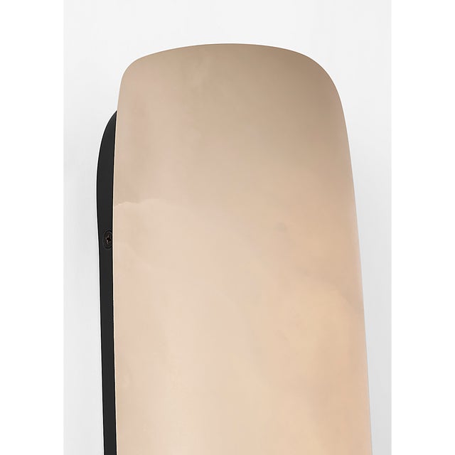 Modern Kelly Wearstler for Visual Comfort Signature Formosa 20" Linear Sconce in Alabaster and Bronze For Sale - Image 3 of 8