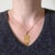 Egyptian Heiroglyphics Tablet 18K Yellow Gold Charm Pendant, 1950s For Sale - Image 4 of 11