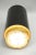 Vintage Black Lacquer & Brass Round Pedestal For Sale - Image 9 of 9