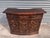 Brown Antique Counter in Carved Wood, 1890s For Sale - Image 8 of 15