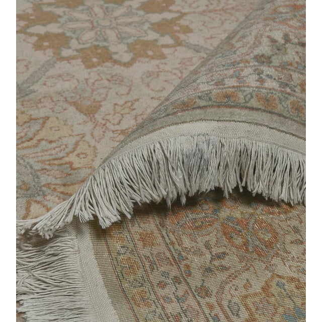 Mansour Tabriz Rug - 6'6" X 8'10" For Sale - Image 9 of 11