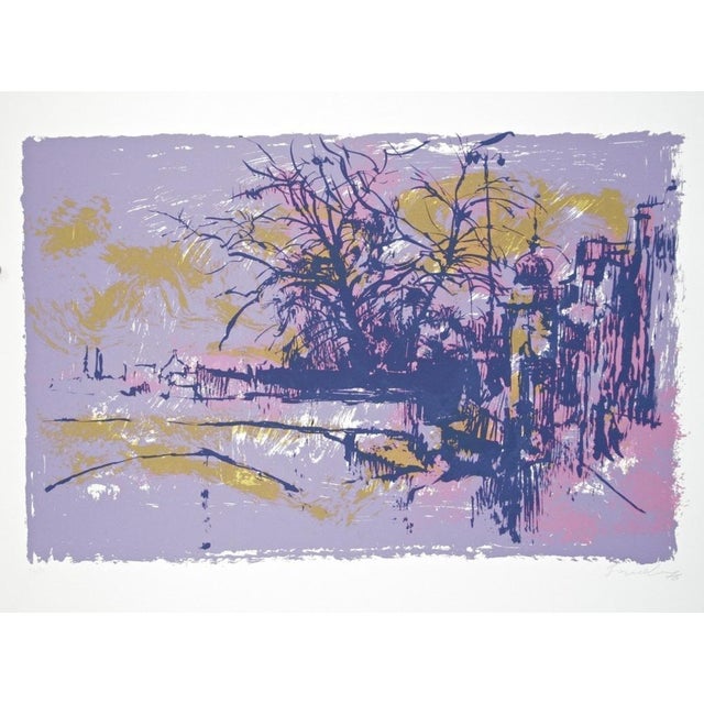 Screen print realized by Nicolas Simbari in 1976. Hand Signed. Edition of 99 pieces. Excellent condition. This piece is...