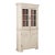 19th Century White Painted Swedish Gustavian Bookcase Display Cabinet For Sale