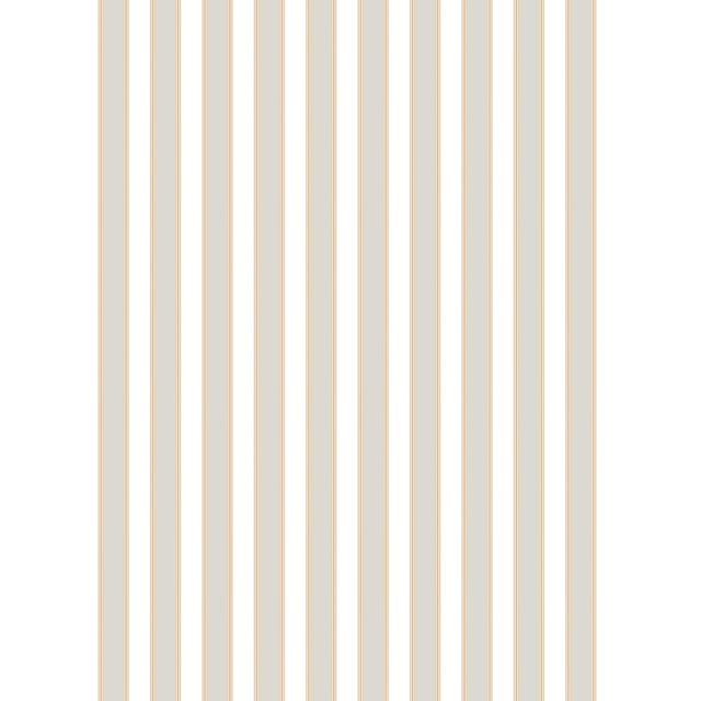 The House of Scalamandré Piano Stripe | Wallcovering Wallpaper, Flax For Sale