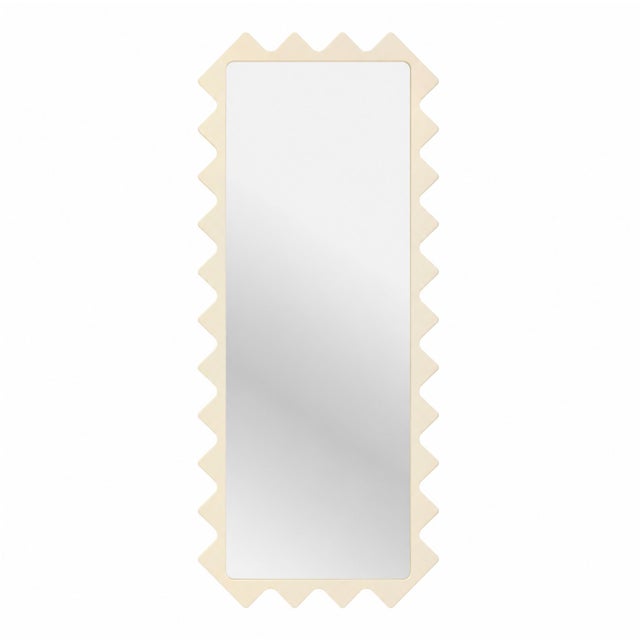 Yellow Oberig 114 Sculptural Statement Full-Length Wall Mirror in Custom Color by Oitoproducts For Sale - Image 12 of 17