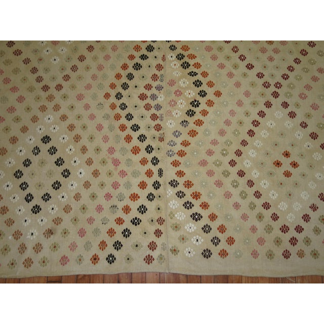 Mid 20th Century Vintage Turkish Jajim - 7'8" x 10'6" For Sale - Image 5 of 7