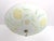 Gorgeous early mid century frosted matte glass flush mount ceiling light in an Arts & Crafts style reminiscent of William...
