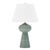 Kenneth Ludwig Chicago Elwyn Light Blue Table Lamp For Sale - Image 4 of 6