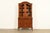 A gorgeous French Provincial Louis XV style breakfront bookcase, dining cabinet, or bar cabinet By Romweber Retailed by...