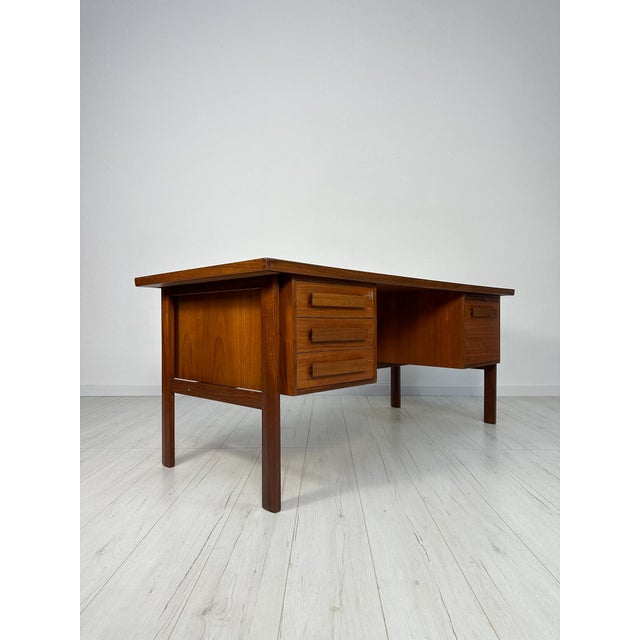 Vintage Danish Teak Writing Desk by Peter Løvig Nielsen for Løvig, 1960s For Sale - Image 17 of 17
