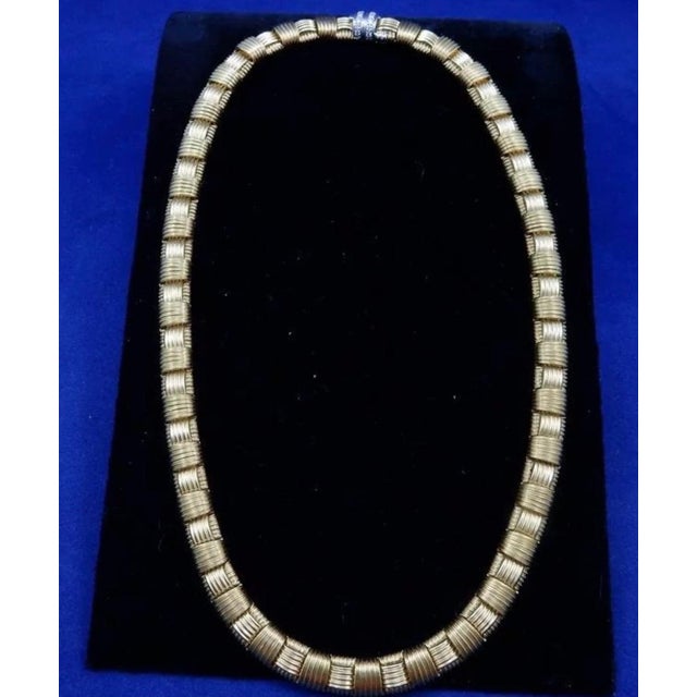 Roberto Coin Appassionata Necklace in 18 Karat Gold 70 Grams and Diamonds For Sale - Image 13 of 18
