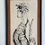 Beautiful abstract painting of rooster in the style of Picasso. Signed by Joseph C. Kalfel (1912–1972), a 20th-century...