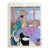 Japanese Woodblock Print Une Histoire Tres Drole by Paul Jacoulet For Sale