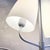 Space Age Table Lamp with Curved Opal Glass Shade and Two Lights attributed to Mazzega For Sale - Image 11 of 12