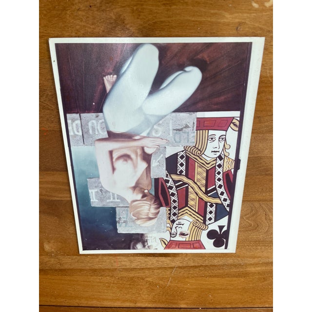 1970s 1970s Surrealist Figural Collage Photograph in Gilt Wood Frame, Postmodern Nude For Sale - Image 5 of 8