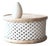 White & Brown Coffee Table Bedside Décor . African Bamileke Side Table Stool For Sale