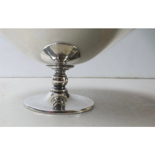 1940s Tiffany Round Compote Silver Cup For Sale In New York - Image 6 of 7
