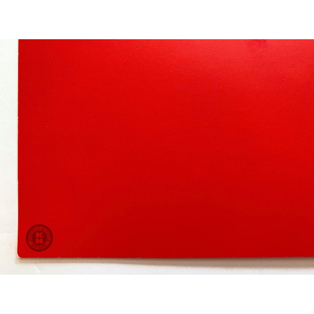 Keith Haring Estate Vintage 1991 Pop Art Lithograph Print Poster " Radiant Baby " 1989 For Sale In Kansas City - Image 6 of 11