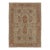 Rug & Kilim’s Oushak Inspired Rug in Creamy Beige With Rust Floral Patterns For Sale