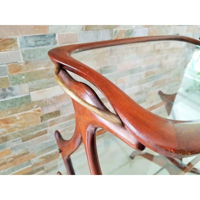 Italian Teak Side Table by Cesare Lacca, 1950s For Sale - Image 11 of 18