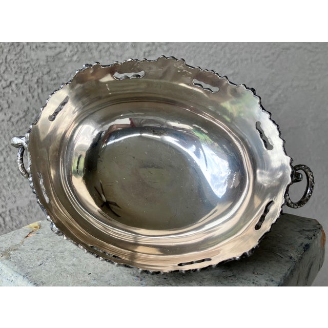 Metal Circa 1980 Elegant Diminutive Neoclassical-Style Decorative Cachepot by f.b. Rogers For Sale - Image 7 of 15