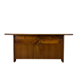 Wooden Sideboard by Titina Ammannati and Gianpiero Vitelli for Catalano, 1970s For Sale