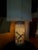 Chinoiserie Mid Century Hong Kong Porcelain Lattice Lamp — Illuminated Body — Carved Wood Base — 1950s For Sale - Image 3 of 4