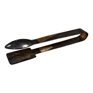 Metales Casados Serving Utensils Mexican Modernism Silver-Plated Brass For Sale