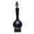 Mid Century Modern Black Ceramic Table Lamp Teardrop Shape Eames Era For Sale
