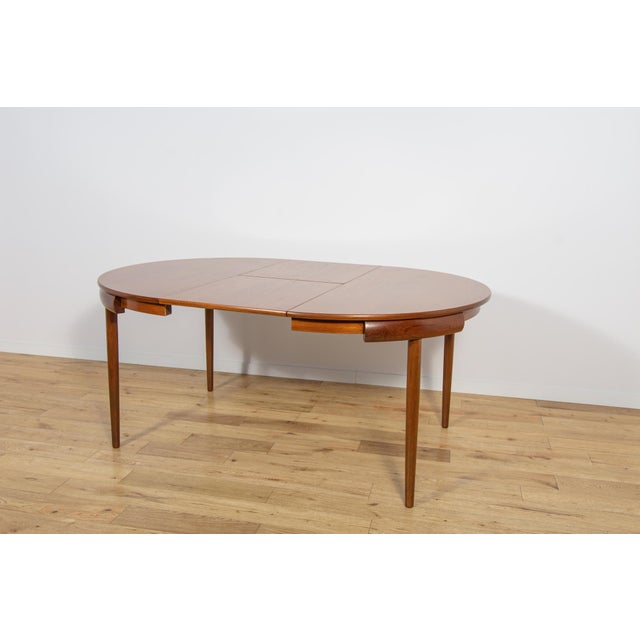 Mid-Century Modern Teak Dining Table and Chairs by Hans Olsen for Frem Røjle, Denmark, 1960s, Set of 5 For Sale - Image 15 of 18