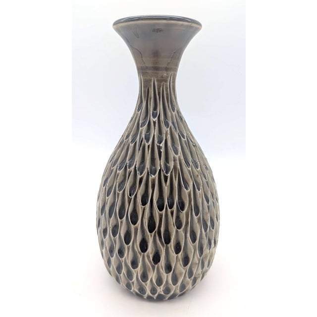 Bitossi 1970s Studio Pottery Textured Bud Vase For Sale - Image 4 of 10