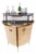 Vintage Modernist Boat Cocktail Bar by Umberto Mascagni for Harrods, 1950s For Sale