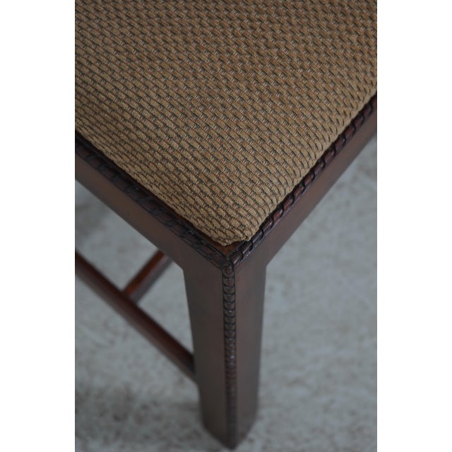 Set of 8 Henredon Chippendale Mahogany Dining Room Chairs For Sale - Image 13 of 18