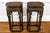 Vintage Chinoiserie Black Lacquered Octagonal Pedestal Stands—A Pair For Sale - Image 4 of 12