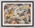Beautiful abstract work done in what appears to be primarily watercolors, possible with gouache, combined with wax crayon...